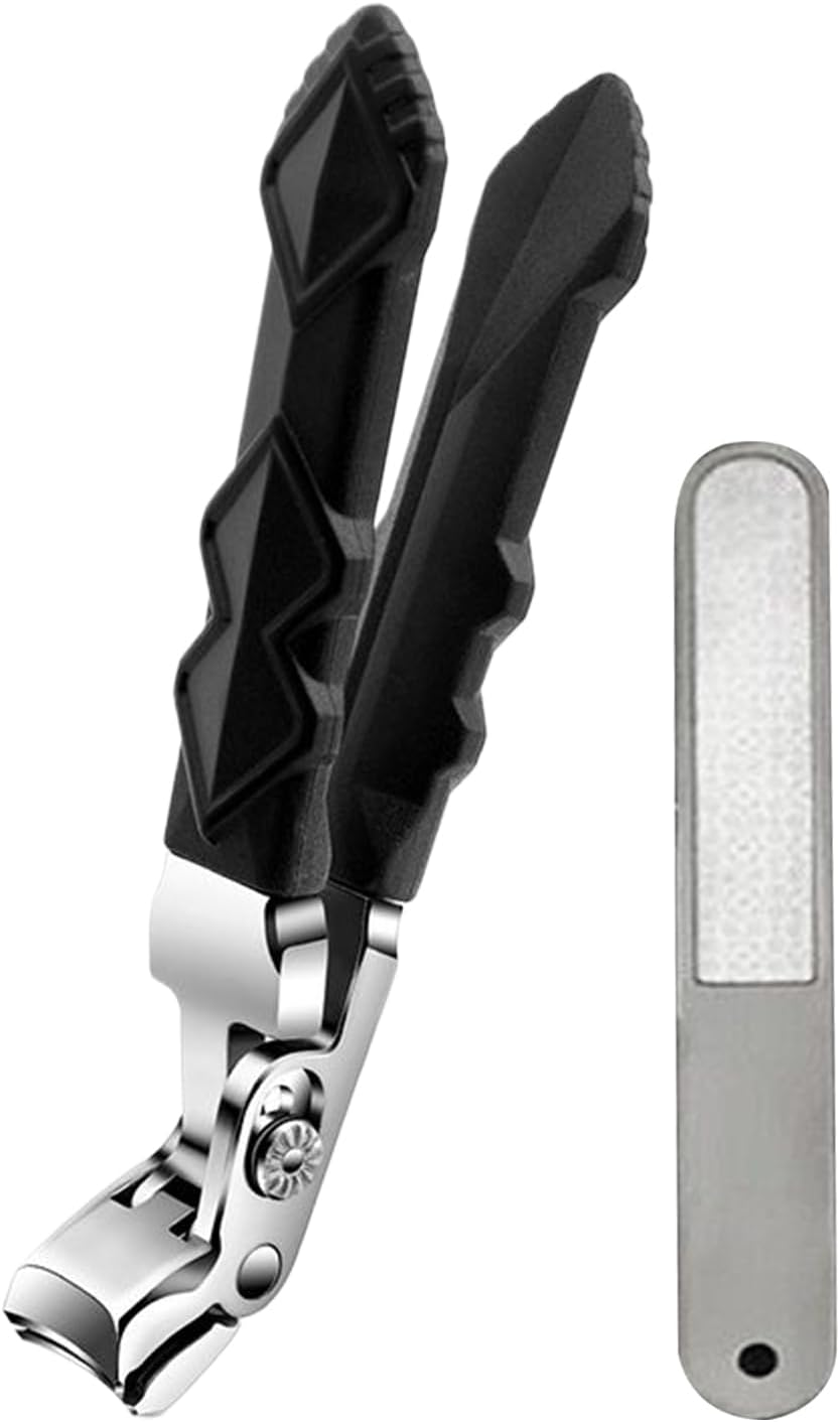 Furtryvl Nail Clippers,Elbow Design Nail Clippers - Trimmer Stainless Steel Angled Scissors for Precision Cutting Travel Home Kids Adult Men Women Seniors image number 5