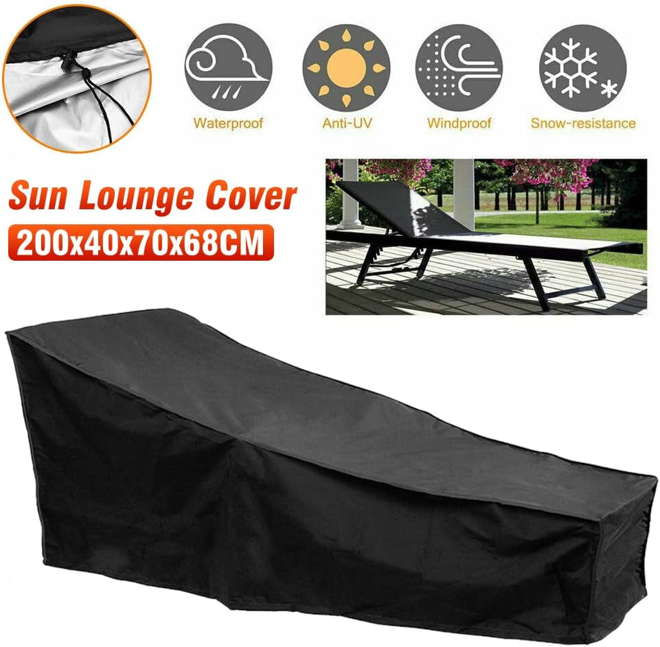 Outdoor Furniture Cover Heavy Duty Sun Lounge Covers Waterproof Bed Chair Cover image number 4