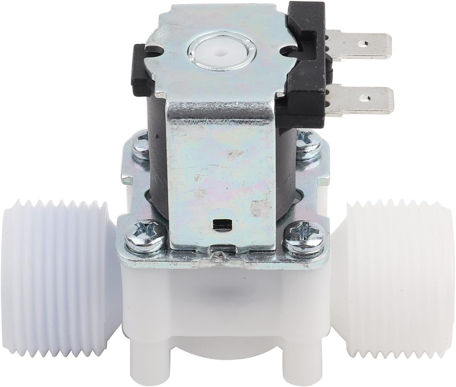 N/C Water Inlet Valve Plastic Solenoid Valve for Automatic Cleaning, 12V DC DN20 G3/4 image number 1