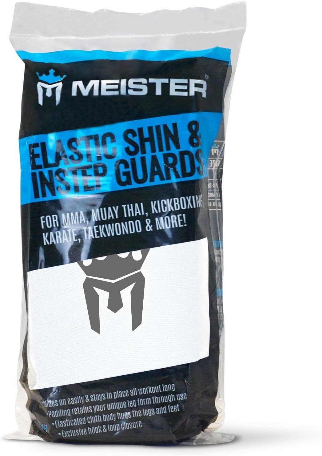 Meister MMA Elastic Cloth Shin & Instep Padded Guards (Pair) image number 2