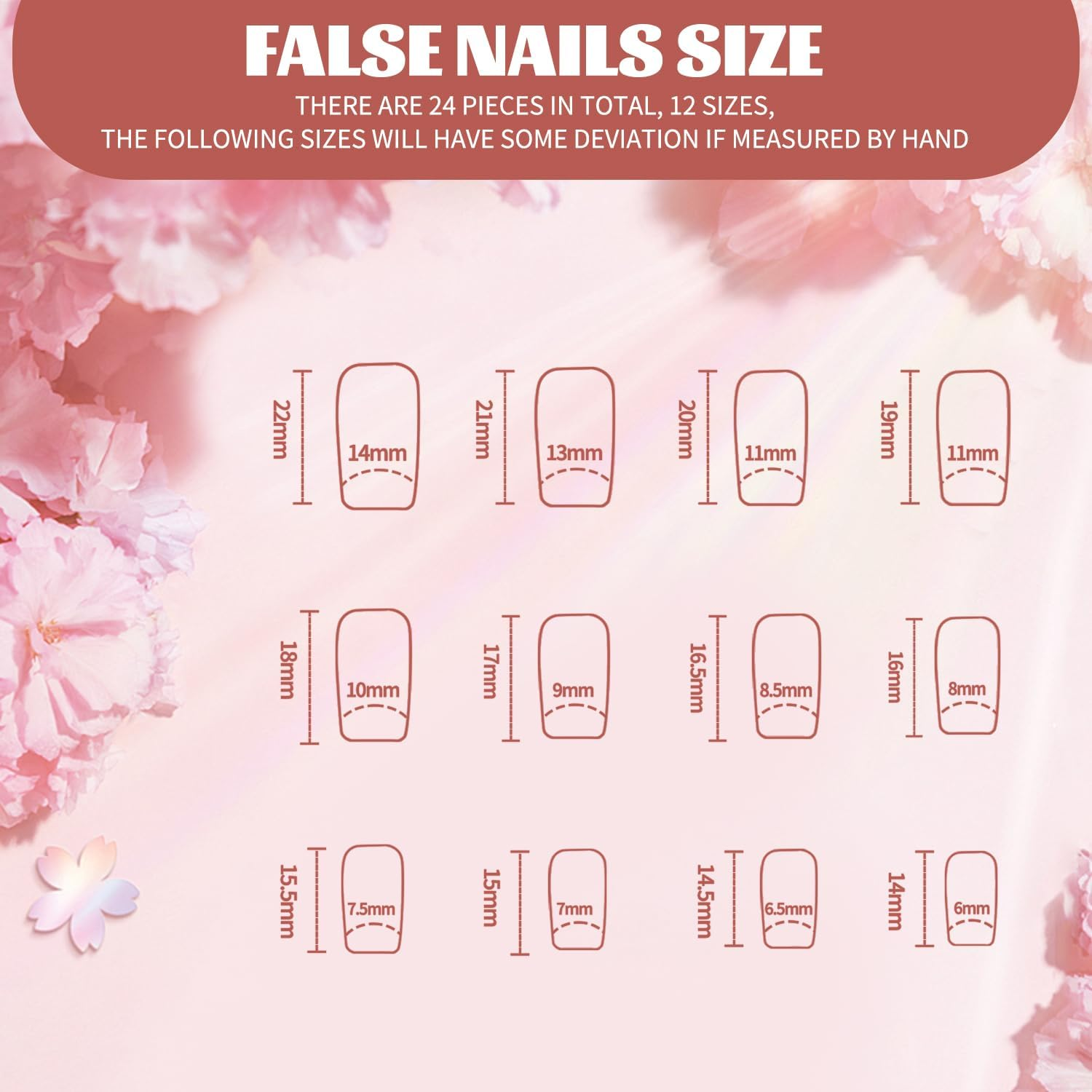 24Pcs Kiss Kiss Nails French Tip False Nails Press-On Short Stick-On Daily Wear image number 2