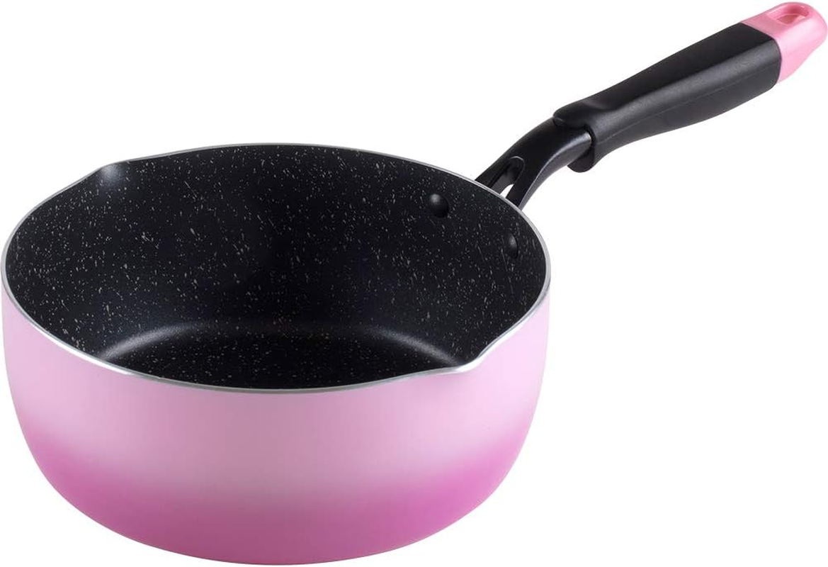 Wahei Freiz RA-9721 Deep Frying Pan, 9.4 Inches (24 Cm), for Gas Fire, PFOA Free, Fluorine Resin Processing, Pink image number 2