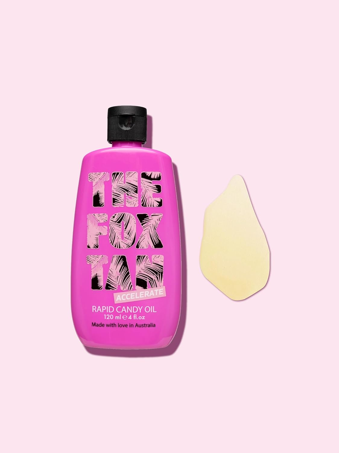 The Fox Tan Rapid Candy Oil, Accelerator Tanning Oil for Deeper & Darker Long-Lasting Tans, Creates Flawless Tan Skin, Vegan & Cruelty Free, 120Ml image number 1