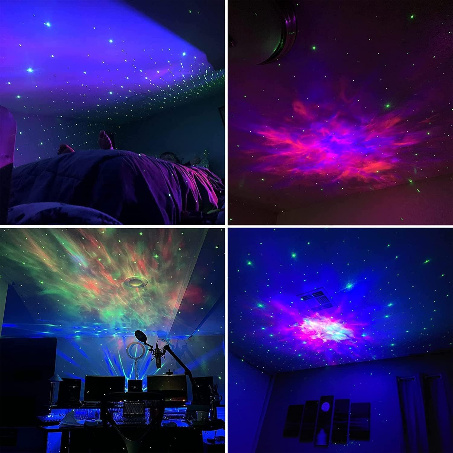 Starwood Astronaut Galaxy Star Projector - Starry Nebula Ceiling Lamp with 8 Modes, Remote, and 360&deg; Adjustable | Aesthetic Bedroom Decor for Kids & Adults (Sitting Posture) image number 3