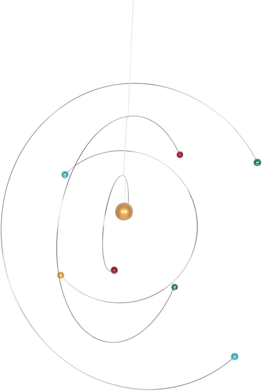 Zerodeko Educational Science Mobile for Classroom and Playroom Planet Model D&eacute;cor Dynamic Hanging Wind Chime Modern Nordic Design for Boys and Girls and Adults Space Decor for Science Lovers image number 2