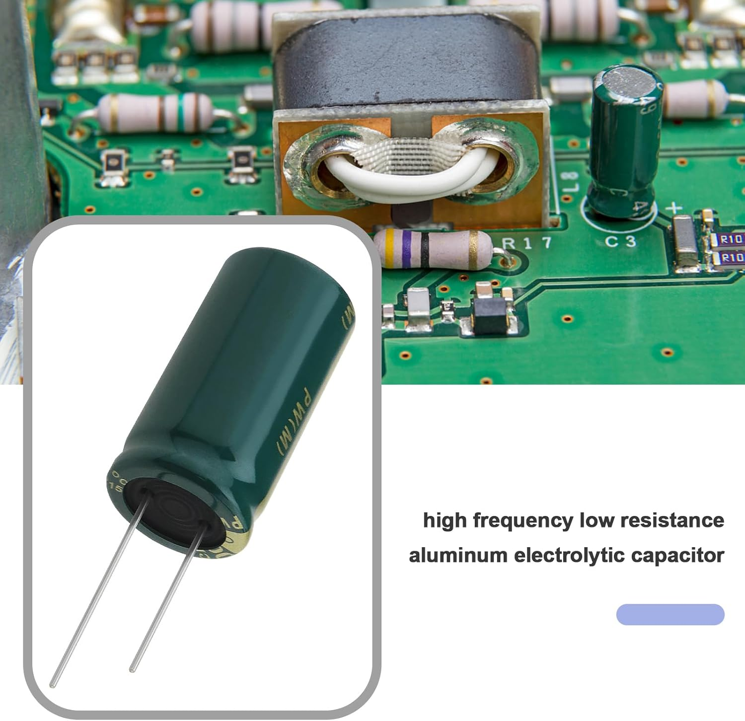 VGOL 4PCS 4700Uf 50V Capacitors Aluminium Electrolytic Capacitor 18X35Mm for Smart Home Appliances Medical Equipment Communication Equipment LED Lighting image number 6