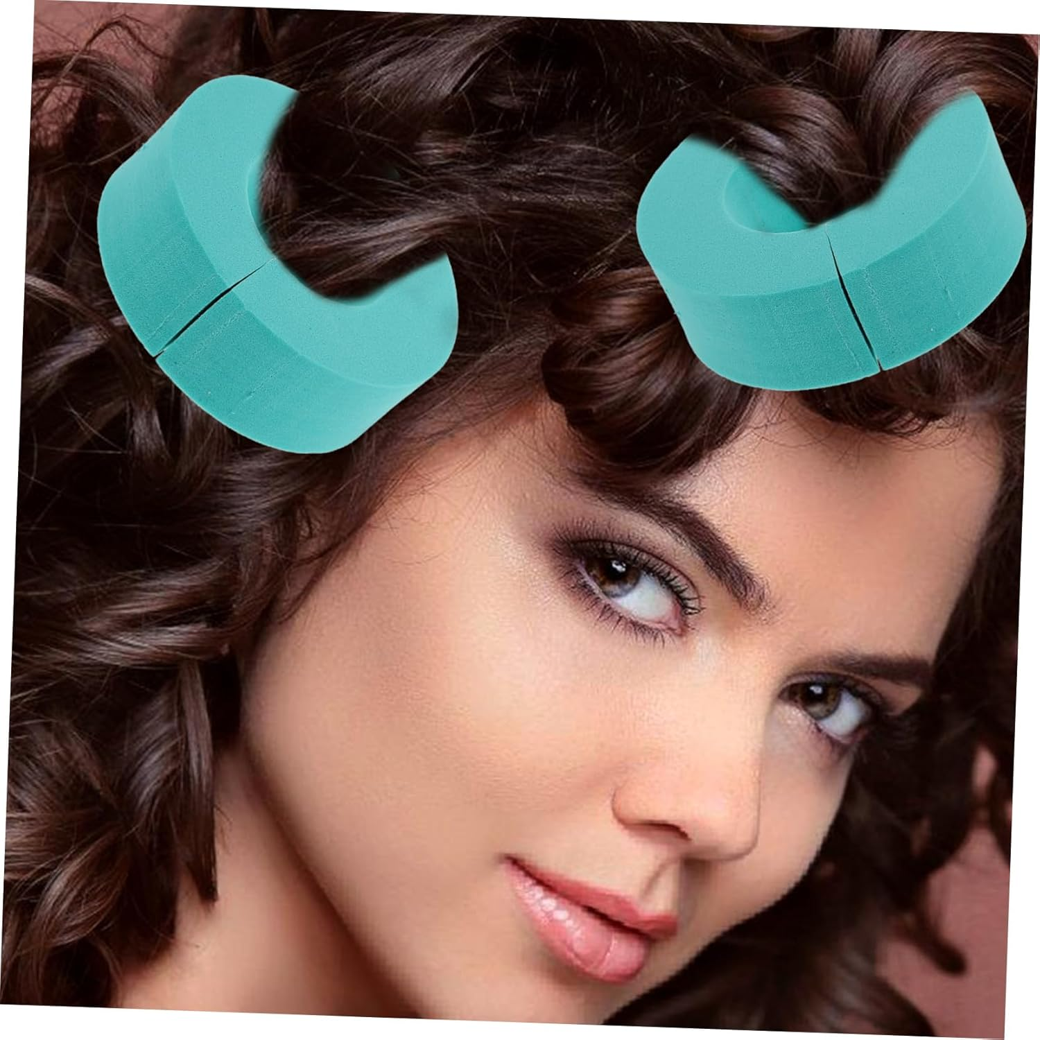 MUSISALY 12Pcs Curl Hair Sponges Non-Damaging Hair Styling Tool for Effortless Curls Soft Flexible Sponge Curling