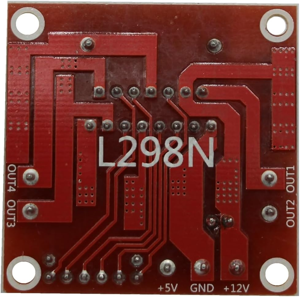 DIGISHUO 4Pcs L298N Motor Driver Controller Board Module | Stepper Motor DC Dual H-Bridge for Arduino Smart Car Power UNO MEGA R3 Mega2560 image number 5