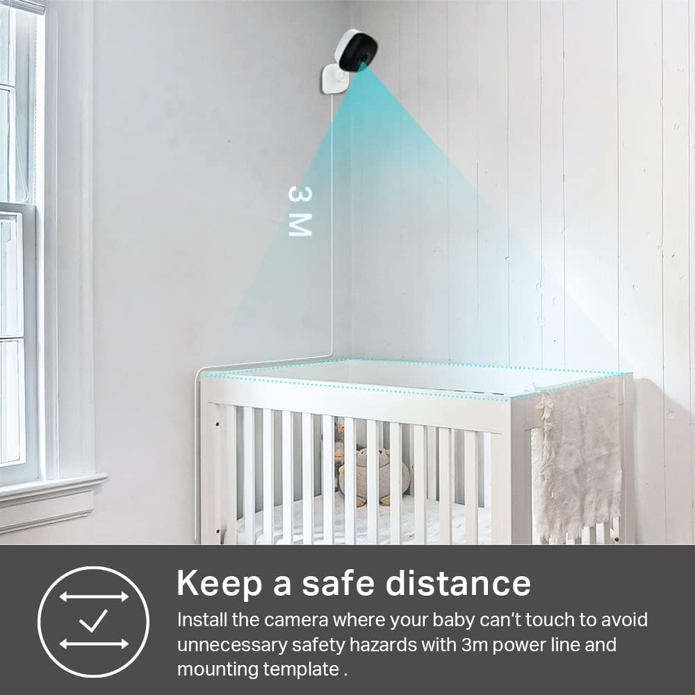 Kasa Smart 2K Security Camera for Baby Monitor, 4MP HD Indoor Camera for Home Security with Motion Detection, Two-Way Audio, Night Vision, Cloud&Sd Card Storage, Works with Alexa&Google Home (KC400) image number 3
