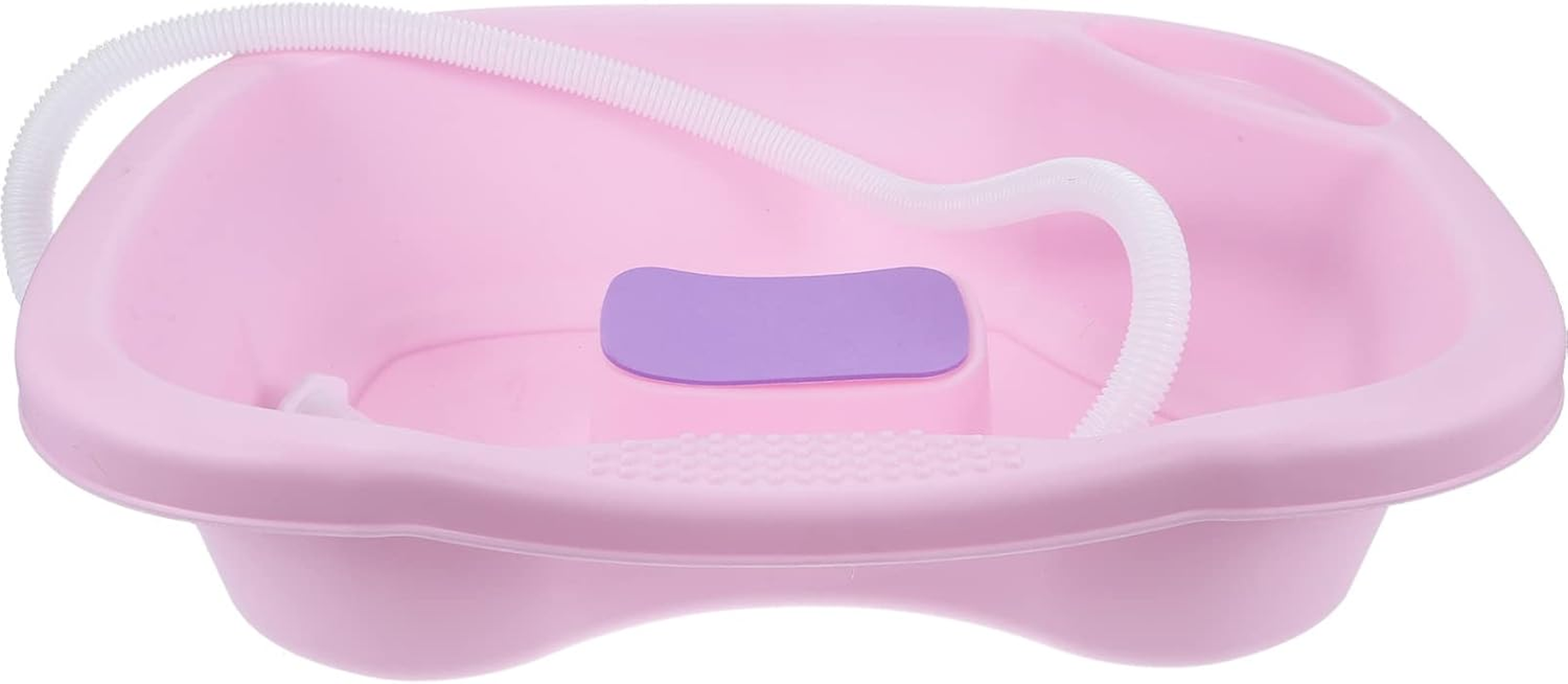 DECHOUS Portable Hair Washing Basin Bedside Shampoo Bowl for Adults for Elderly Pregnant Women Comfortable Hair Care Drain Design Lightweight for Home Use image number 5