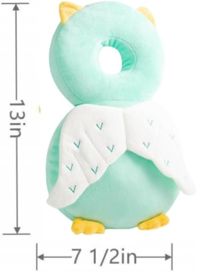 Toddler Baby Protection Backpack, Toddlers Head Safety Pad Cushion, Adjustable Toddlers Head Safety Pad Cushion Backpack (Blue-Owl) - Blue-Owl image number 2