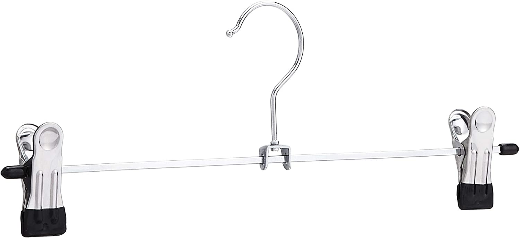 Amazon Basics Metal Pants and Skirt Hangers with Clips - 20-Pack image number 2