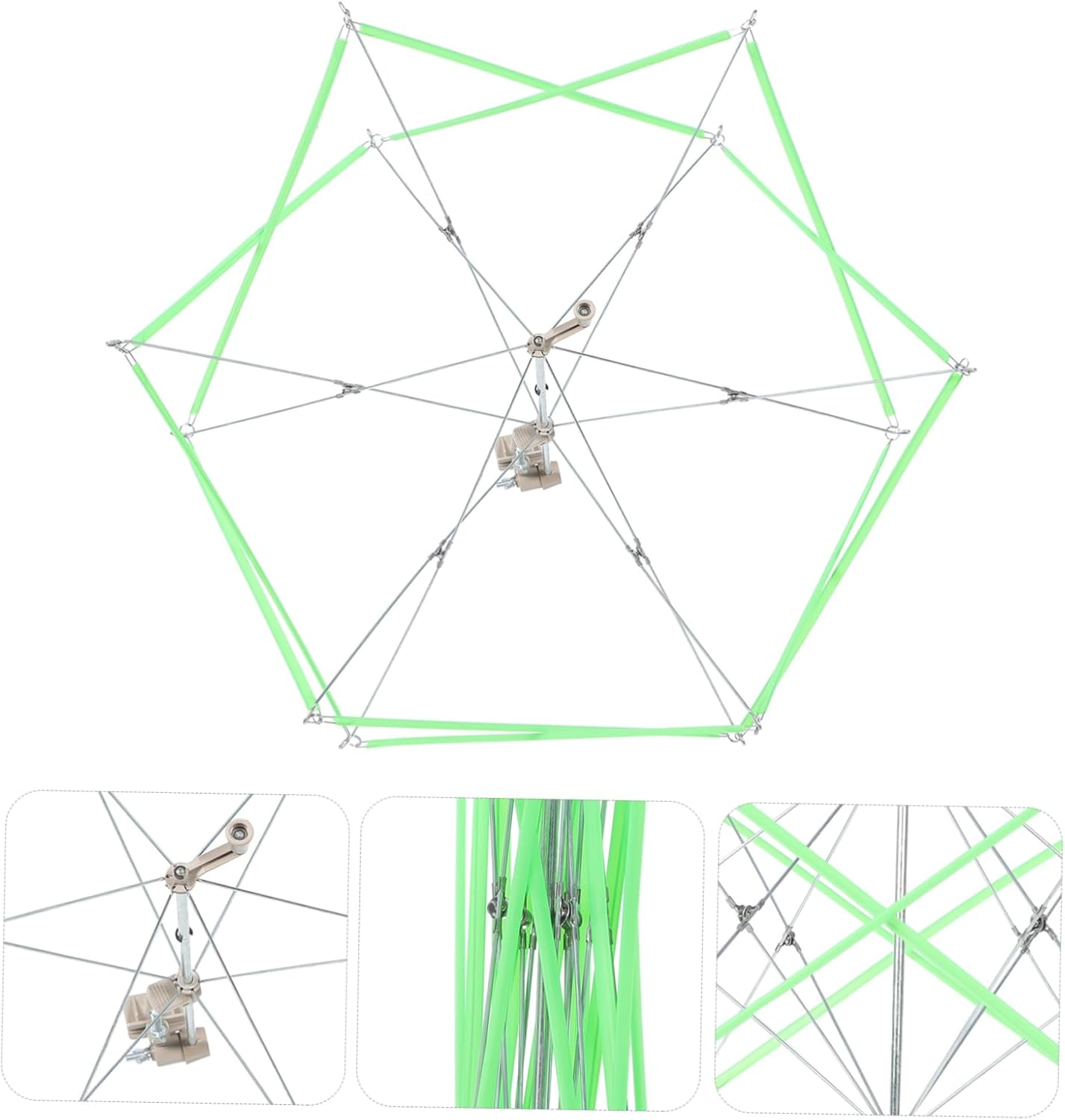 OHPHCALL Umbrella Swift Yarn Winder Essential Yarn Winder Yarn Winding Accessory Yarn Swift Tool Yarn Hank Reusable Yarn Rack Ball Making Tools Yarn Skein Yarn Winder Tool image number 5