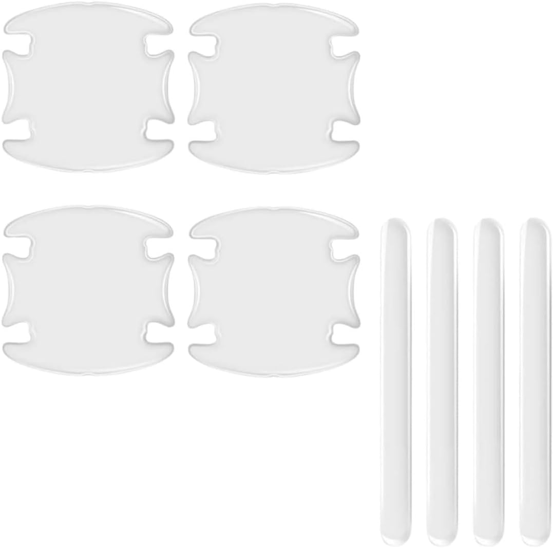 8 Pieces Transparent Door Handle Protection Sticker Set,Anti-Scratch Cup Coating, Universal Design, Paint and Bowl Protection, Car Protector Invisible Film image number 5