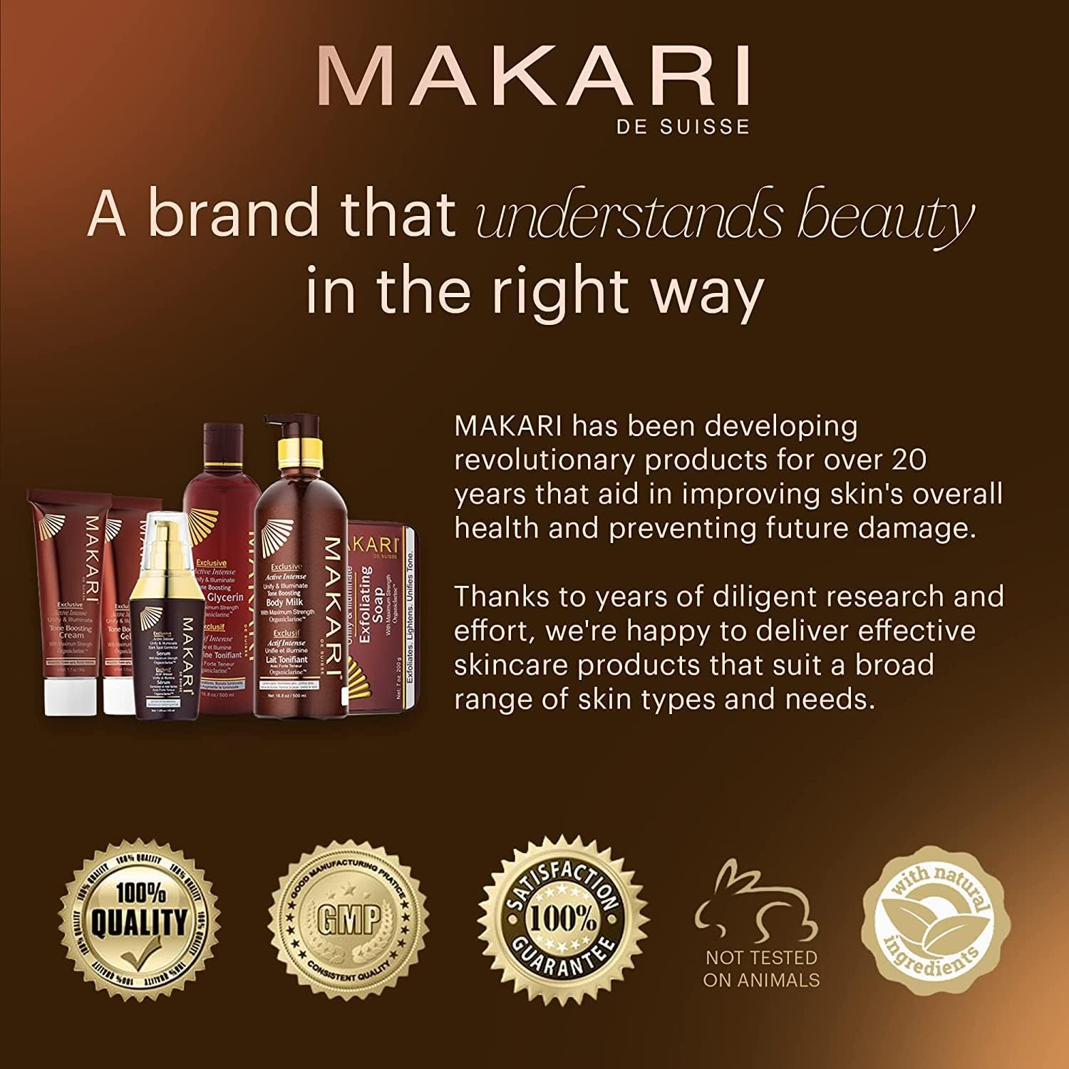 Makari Exclusive Tone Boosting Body Glycerin - Glycerin for Skin with Vitamin a and E - Skin Care to Fade Discolorations - Locks in Moisture - 16.8 Oz image number 5