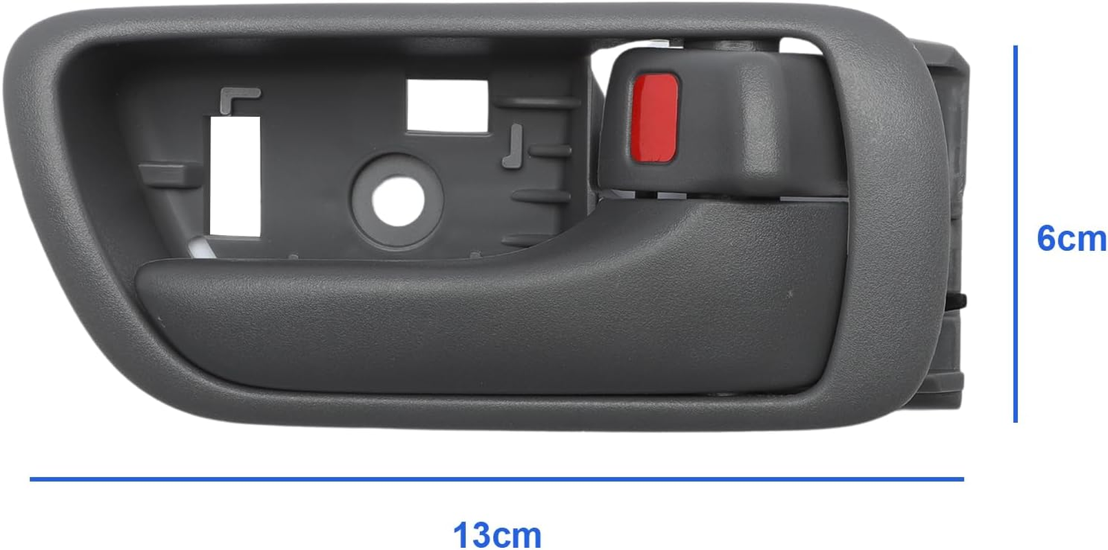 Kasturrboo 2Pcs inside Interior Door Handles for 2002-2006 Camry Left & Right, Interior Front Rear Driver Passenger Side Gray Door Handle, Replace# 69206-AA021 69205-AA021 image number 5