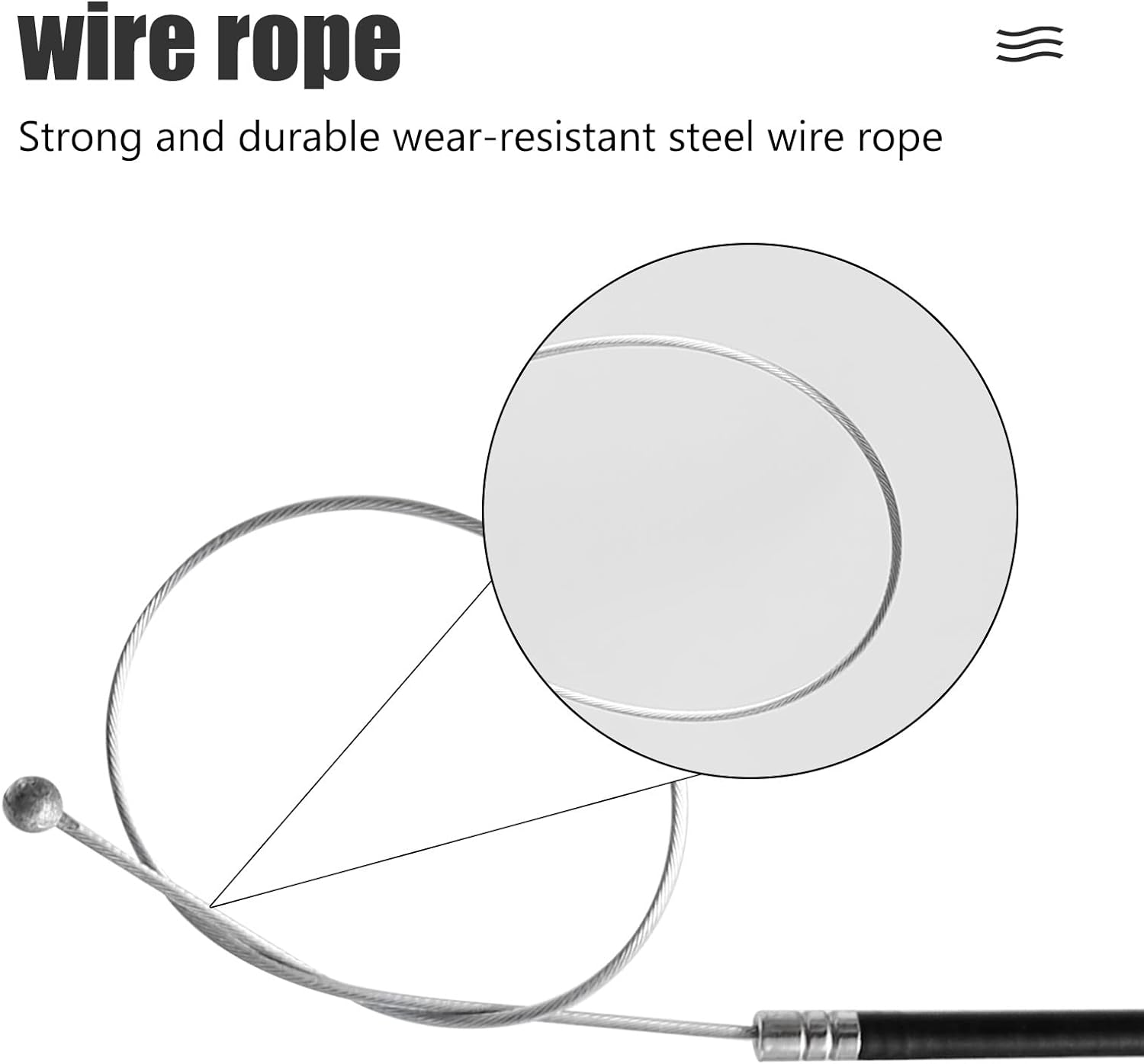 100" Universal Throttle Cable Conduit Length 94" Cable OD 1/16" Replacement for Mini Bike 269 Go Kart