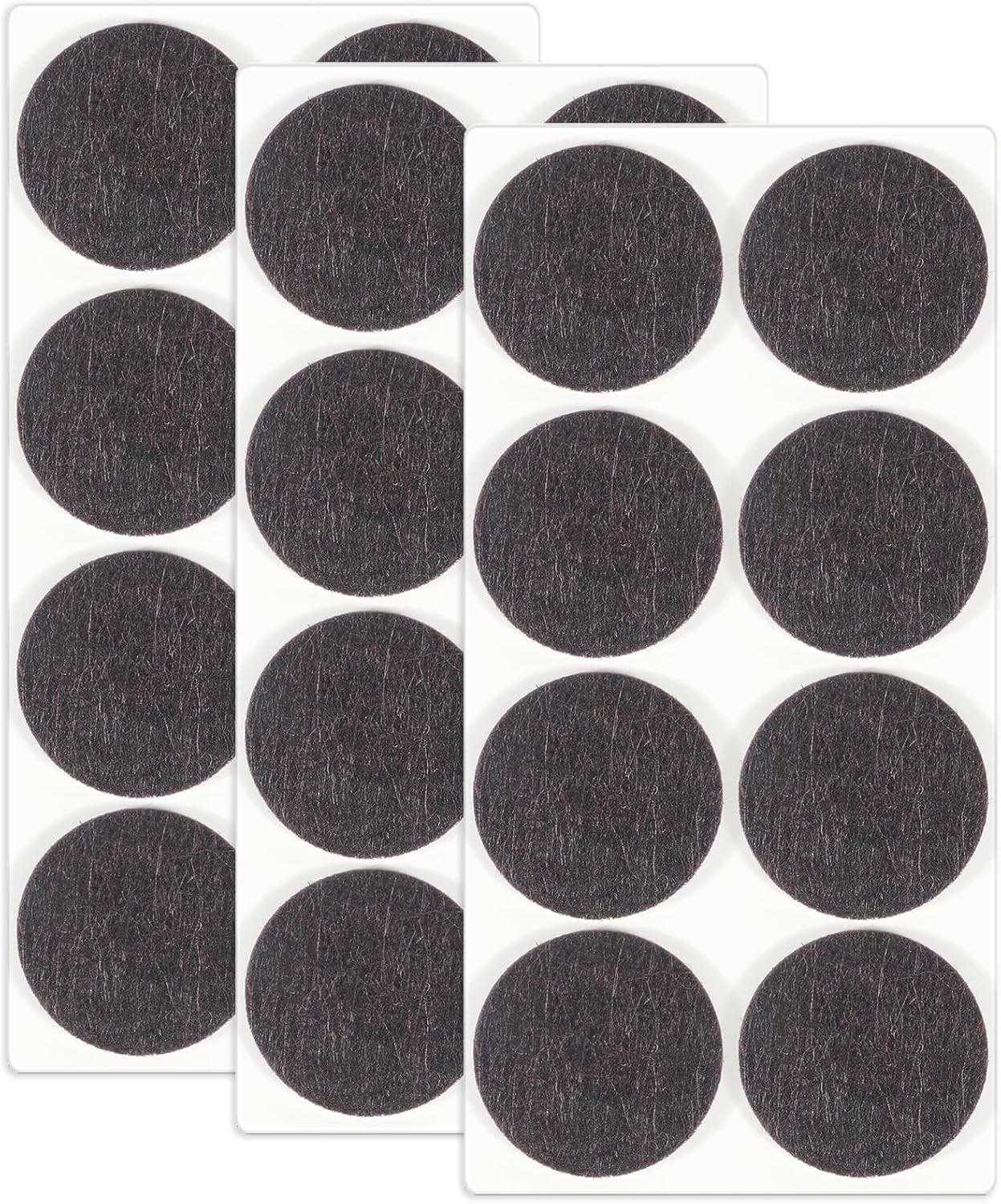 HNR 15 Mm Felt Pads, Pack of 108 Self-Adhesive Felt Pads, 3 Mm Thick, Floor Protection for Furniture Legs, Chair & Table Legs (Black)