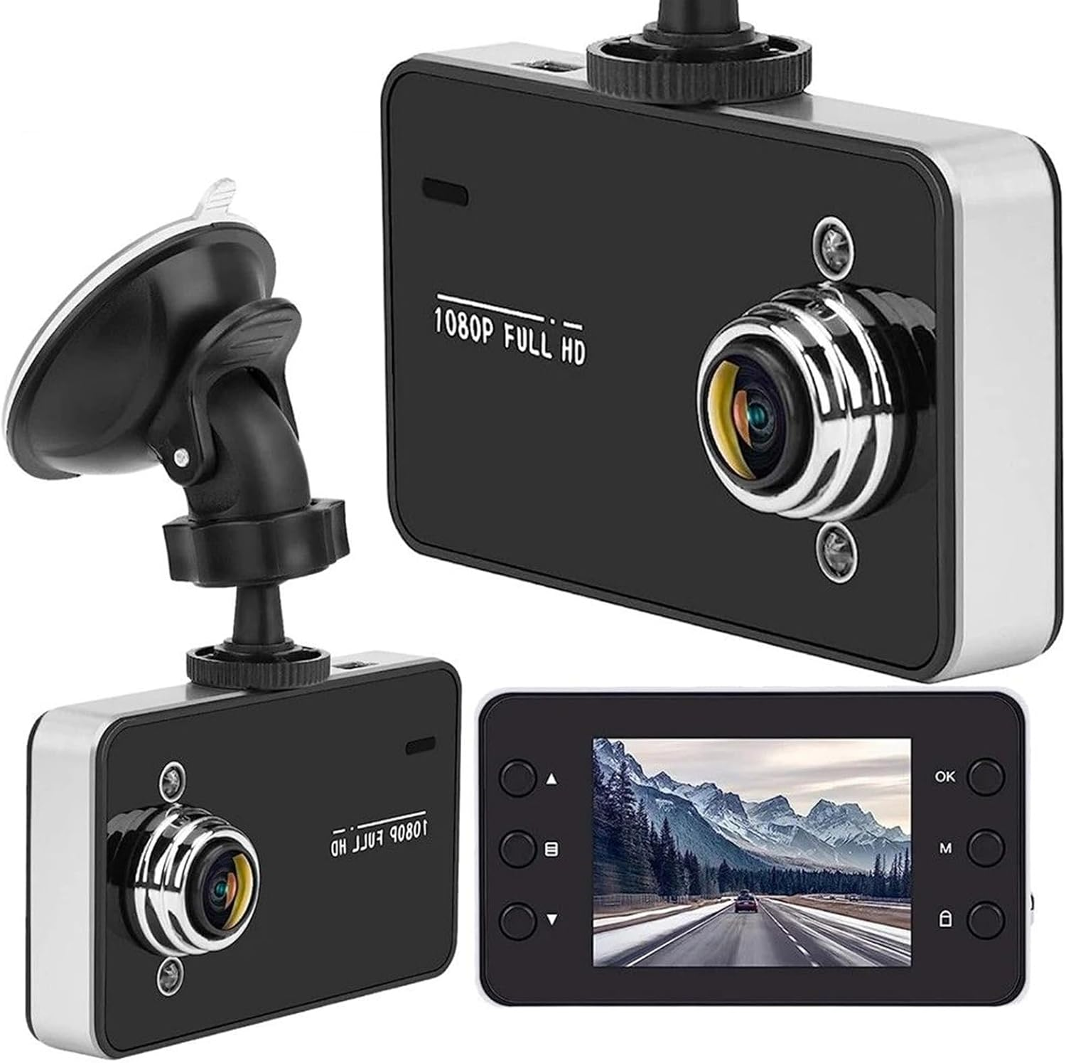 Car Dashcam Front and Back, 3 Channel Dashcam, 1080P Smart Night Wireless Vehicle Electronics for Trucks, Motorcycles, Commercial Vehicles image number 3