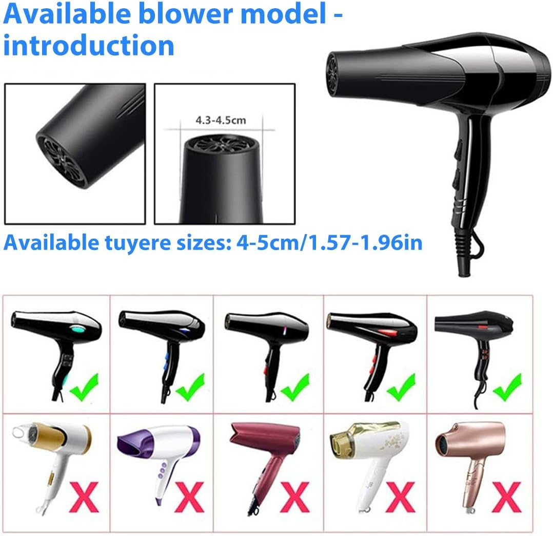 JAWUZ Universal Hair Dryer Diffuser for Curly Hair Diffuser Silicone Attachment Universal Accessory for Curly Hair Dryer image number 2