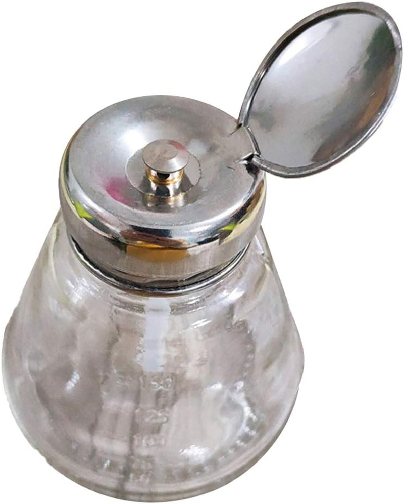 Anti-Rust Steel Push down Empty Lockable Pump Dispenser Bottle for Nail Polish and Makeup Remover, 150Ml image number 5