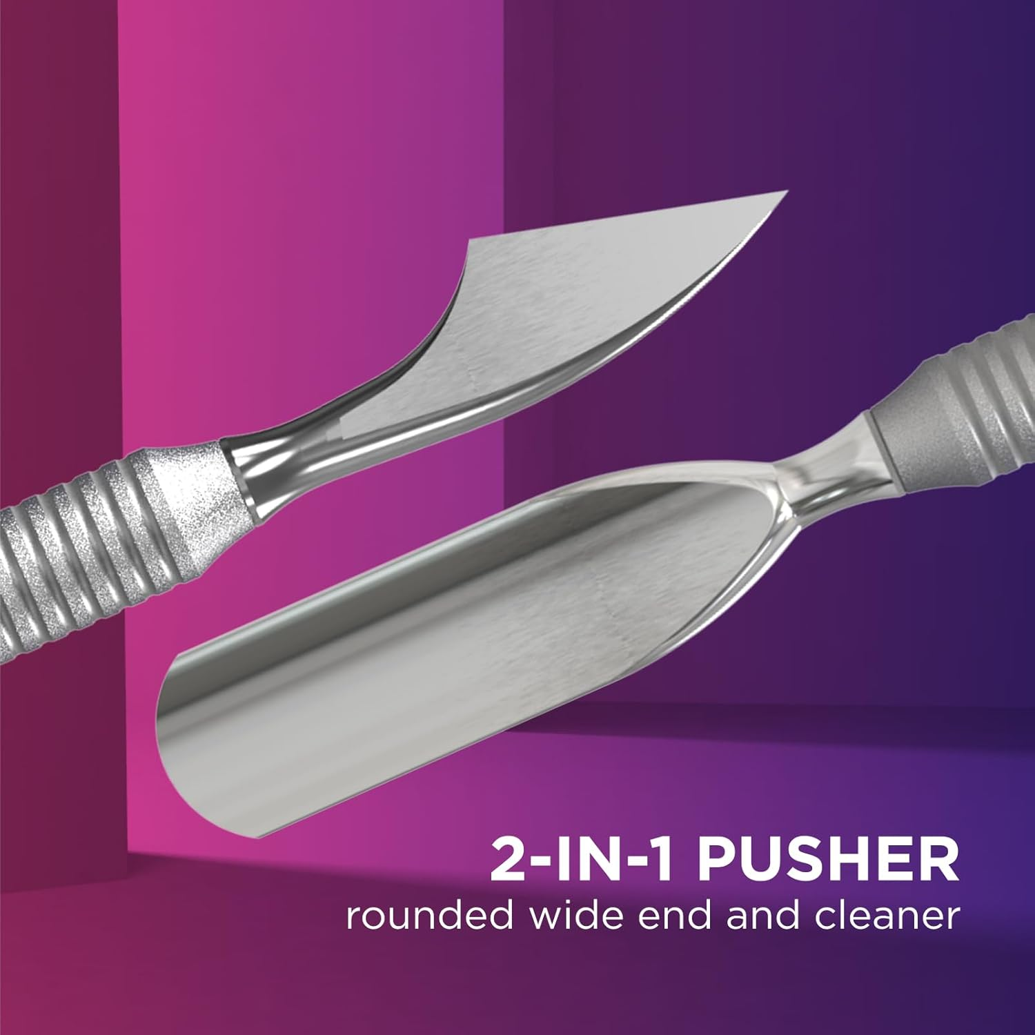 STALEKS Smart 51 Type 2 Stainless Steel Cuticle Pusher image number 1