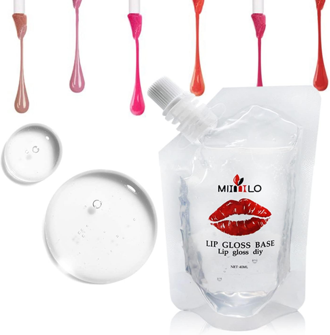 Tignapoo Clear Lip Gloss Base for DIY Lip Gloss Hydrated Moisturized Lips Fragrance-Free image number 4