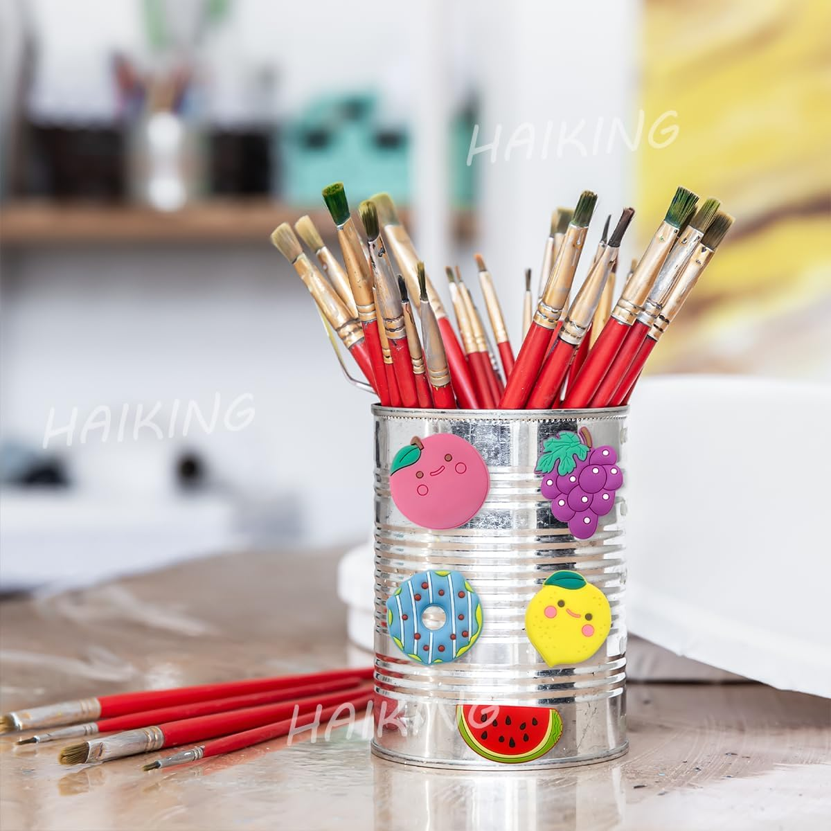 HAIKING Decorative Refrigerator Magnets, 9 PCS Cute Fruit Magnets for Office, Office, Classroom Decorations (Mixed Styles) image number 3