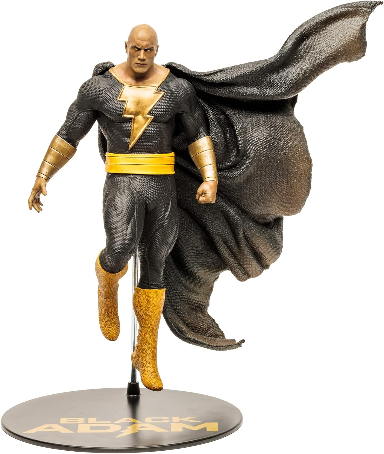Mcfarlane Toys DC Direct Black Adam by Jim Lee PVC Statue, 12 Inch, Multicolored image number 2