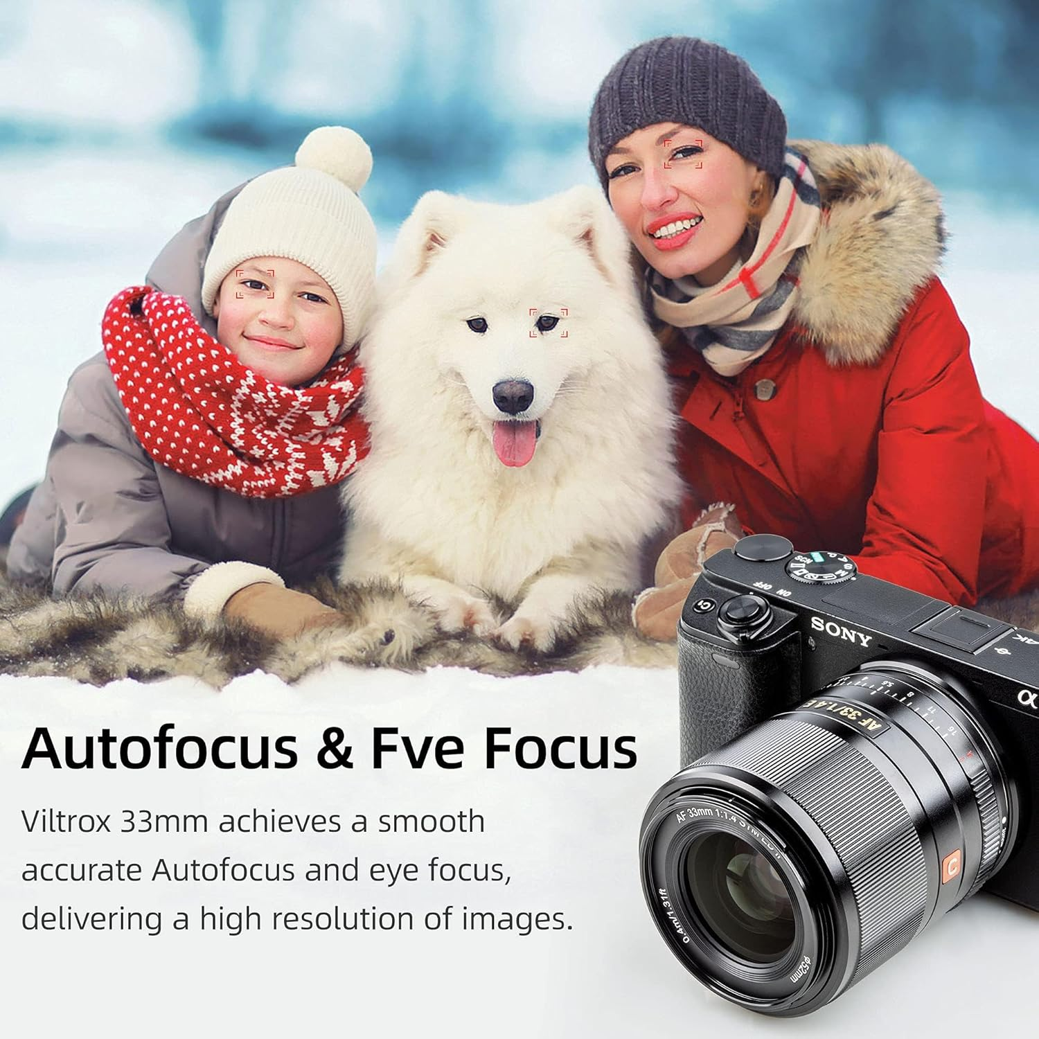 VILTROX 33Mm F1.4 F/1.4 Auto Focus Prime Lenscompatible with Sony E-Mount Camera A6500 A6300 A6000 A6400 A6100 A5100 A6600 A7 A7R A7C A7II A7RII A7SIII A7III A7RIII A7RIV A9 image number 2