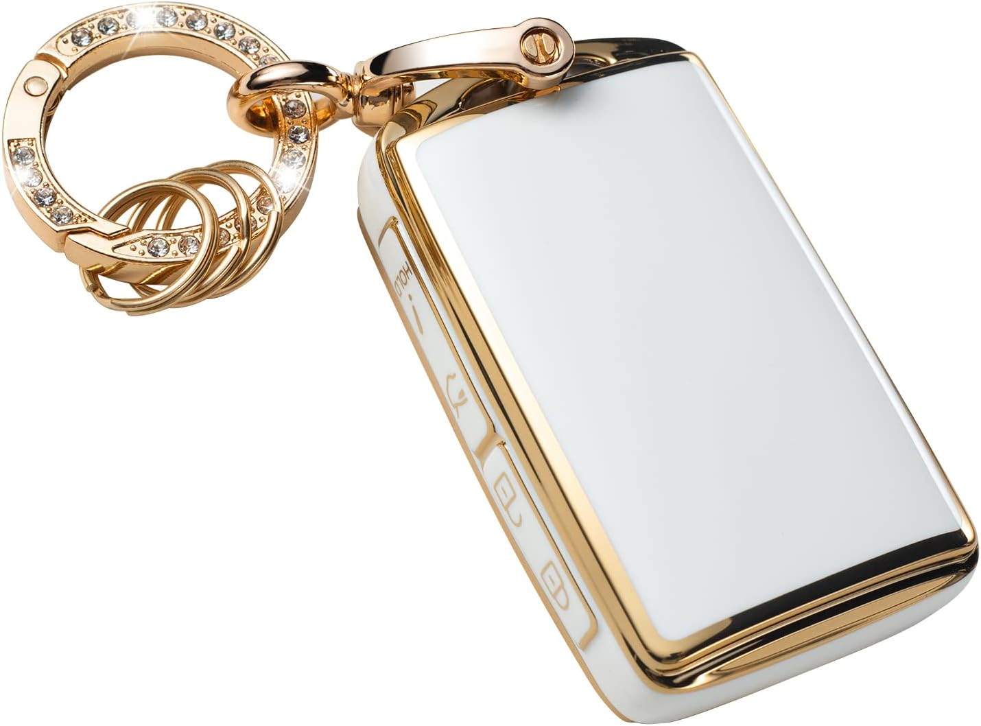 Gematay for Mazda Key Fob Cover with Keychain