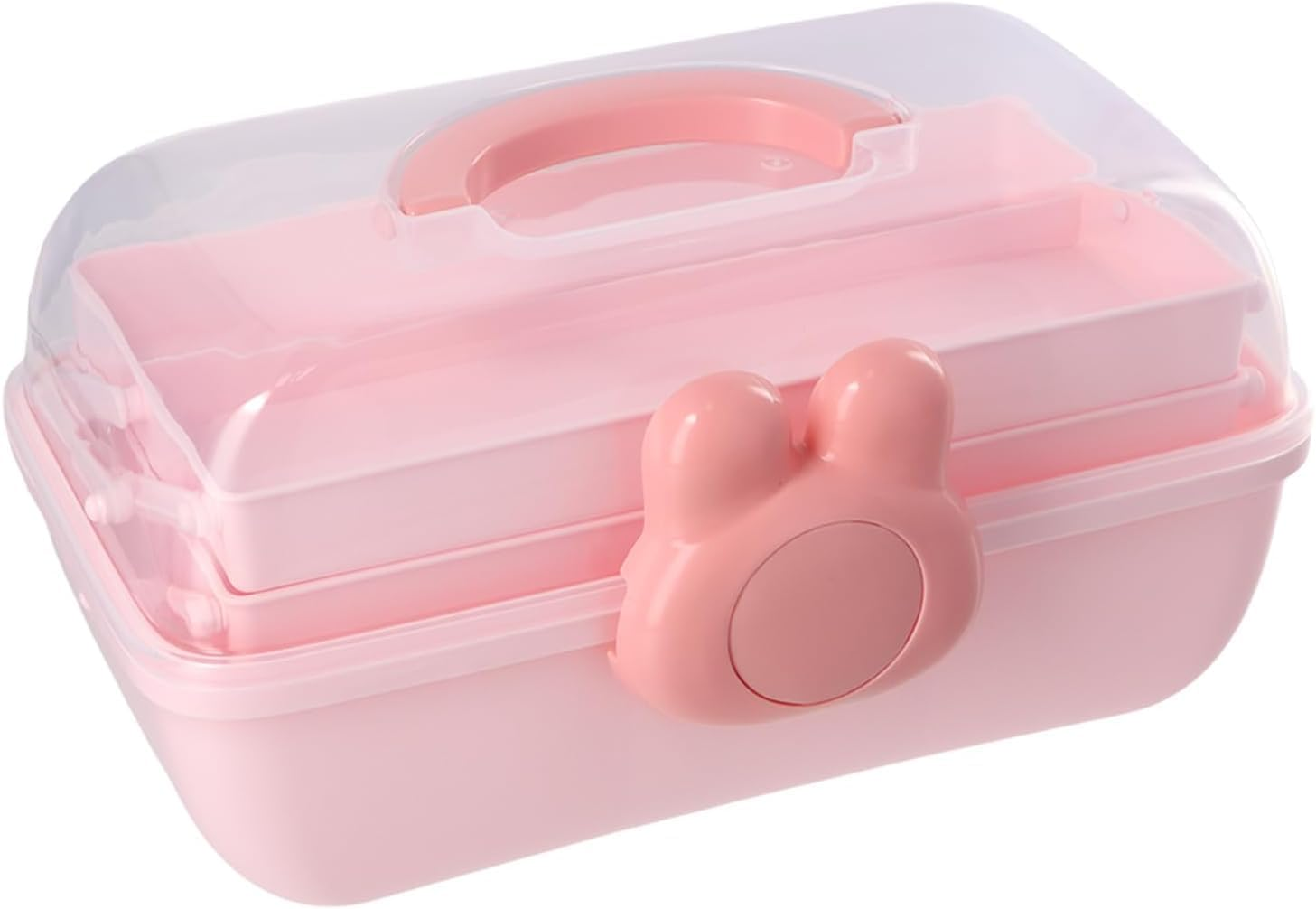 Limcryspp Three-Layer Multi-Purpose Slot-Type Storage Box, Suitable for Children'S Handicrafts, Sewing, Medicine, Tools, Beauty Products and Accessories - Plastic Organizing Box and Box (Rabbit) image number 5