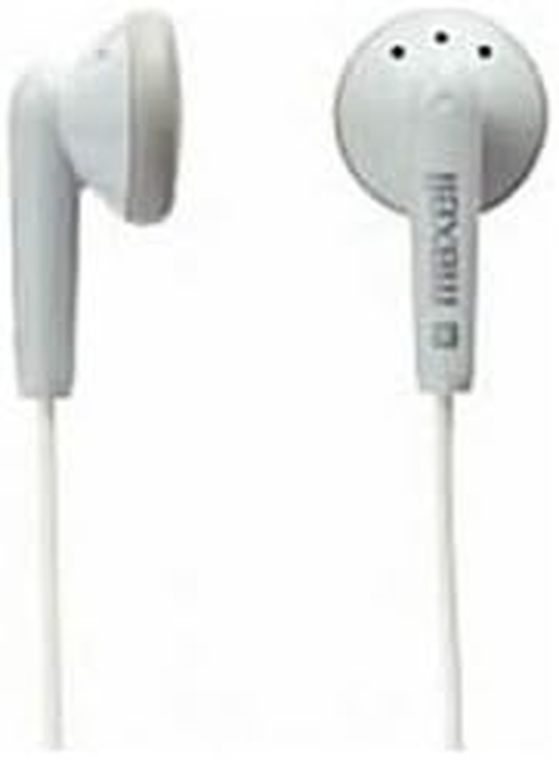 Maxell HP-IE10-CY Headphones inside Ear Type, Body Color, Pastel Cyan, Portable Connector Included