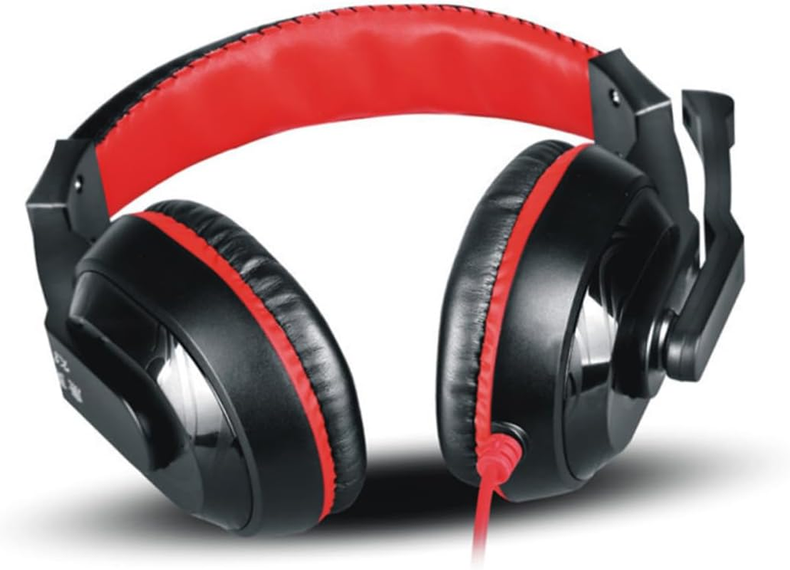 Tofficu Adjustable Wired Stereo Headset with Microphone for PC Laptop Noise Canceling Gaming Headphones Red Comfortable Padded Design for Games Movies Calls Random Color image number 4
