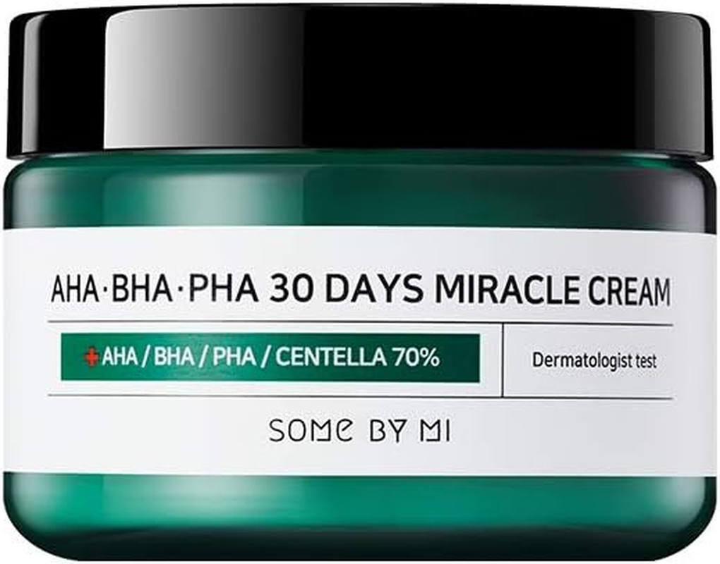 Somebymi AHA BHA PHA Miracle Cream 50Ml (1.7Oz) Skin Barrier & Recovery, Soothing with Tea Tree 10,000Ppm for Wrinkle & Whitening Care Somebymi AHA BHA PHA Miracle Cream 50Ml (1.7Oz) Skin Barrier & Recovery, Soothing with Tea Tree 10,000Ppm for Wrinkle & Whitening Care image number 1