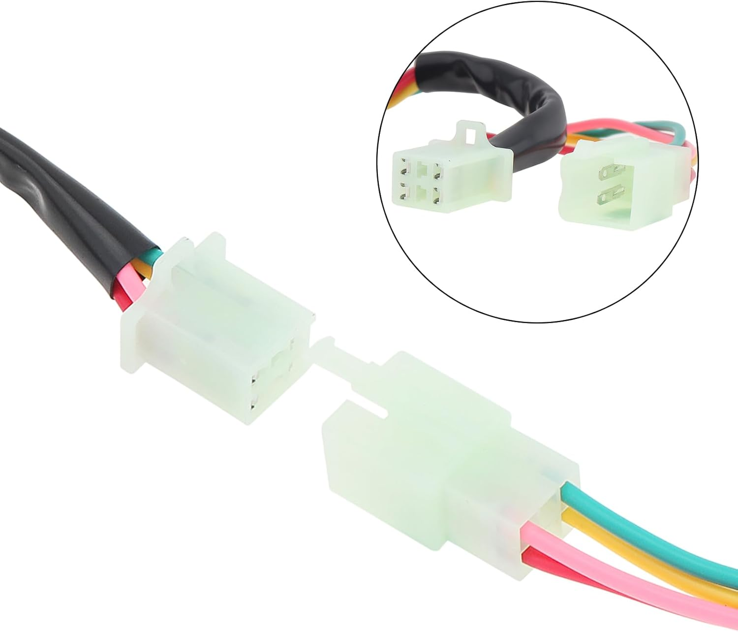 Windance 4 Wires 12V Voltage Regulator Rectifier Replacement for GY6 125Cc 150Cc 250Cc Motorcycle Scooter Moped Go Kart ATV (1 Piece) image number 4