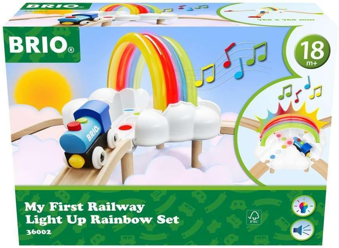 BRIO My First Rwy Light up Rainbow Set 11 Pieces image number 4
