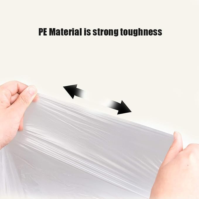 WEZCHUGHAOL 150PCS Toilet Seat Cleaning Bag, Travel Potty Liners, Portable Universal Potty Trainer Linersdisposable Traning Toilet Seat Bin Bags with Drawstring (16.5" X 9.45"Inch)