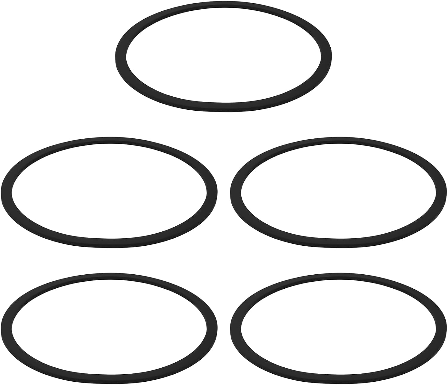 LT Easiyl 5 Pcs Lawn Mower Carburetor Cup O-Ring Gasket 29630076 51X46X1Mm Compatible with TECUMSEH SUFFOLK PUN image number 2