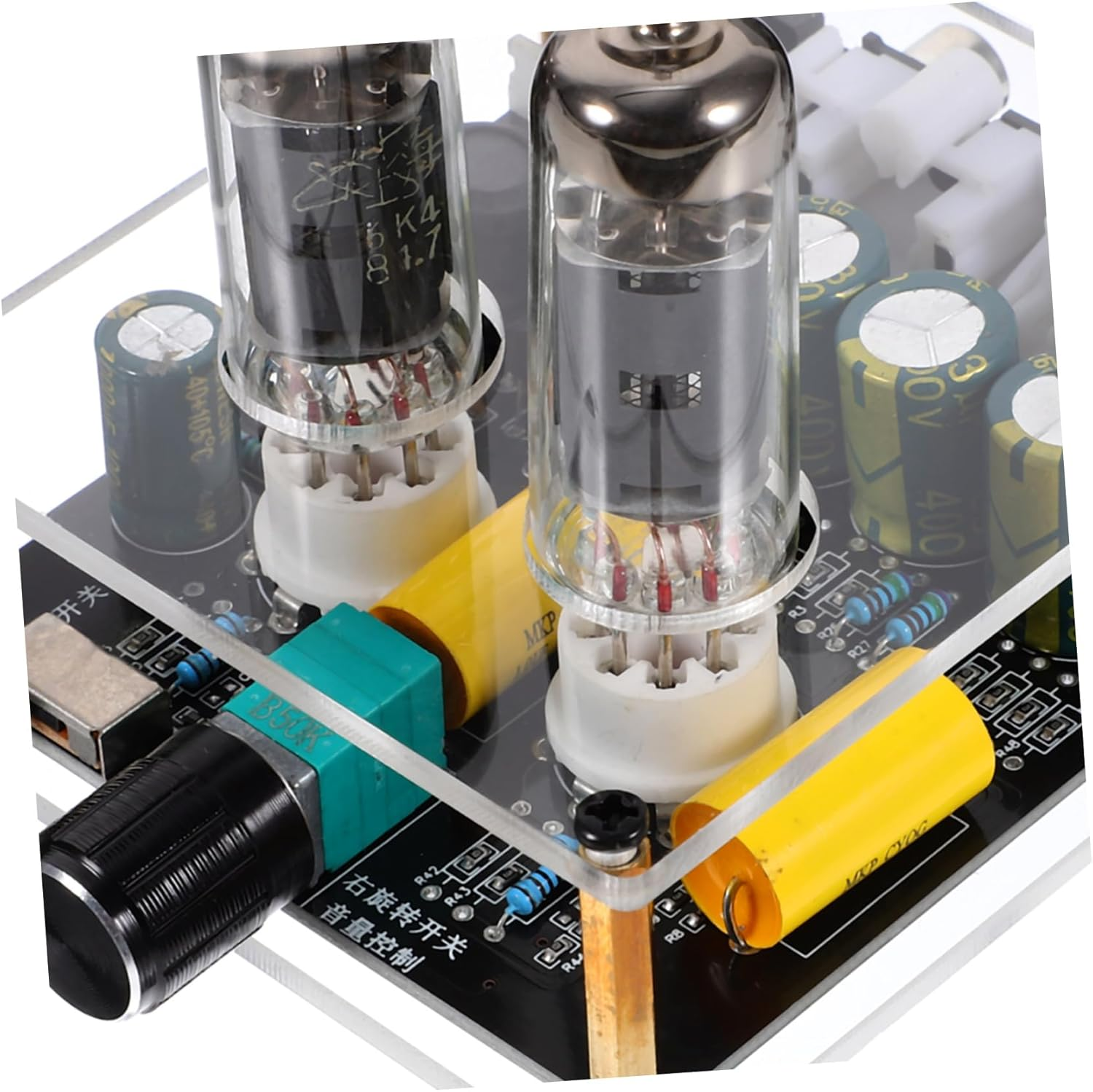 PHENOFICE Tube Preamplifier 6K4/6A2 Vacuum Electron Tube Preamp for Turntable Audio System DIY Home Theater Sound Amplifier image number 6