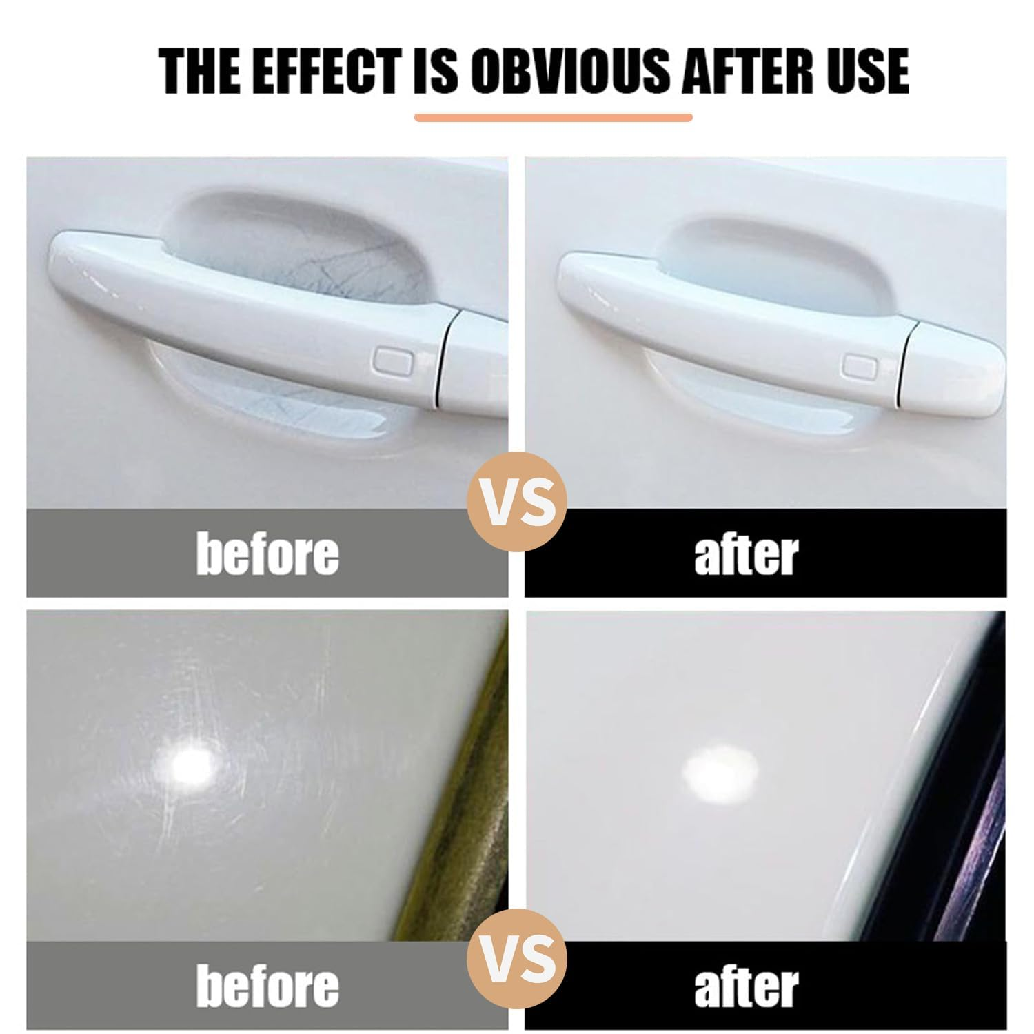 3PCS V-Vaxy Car Scratch Repair Wax, Ultimate Paint Restorer, Wax Scratch Removal Kit, V-Vaxy Shiny Cars Painting Restorer AUTO Accessory Multi-Effect Protection image number 1