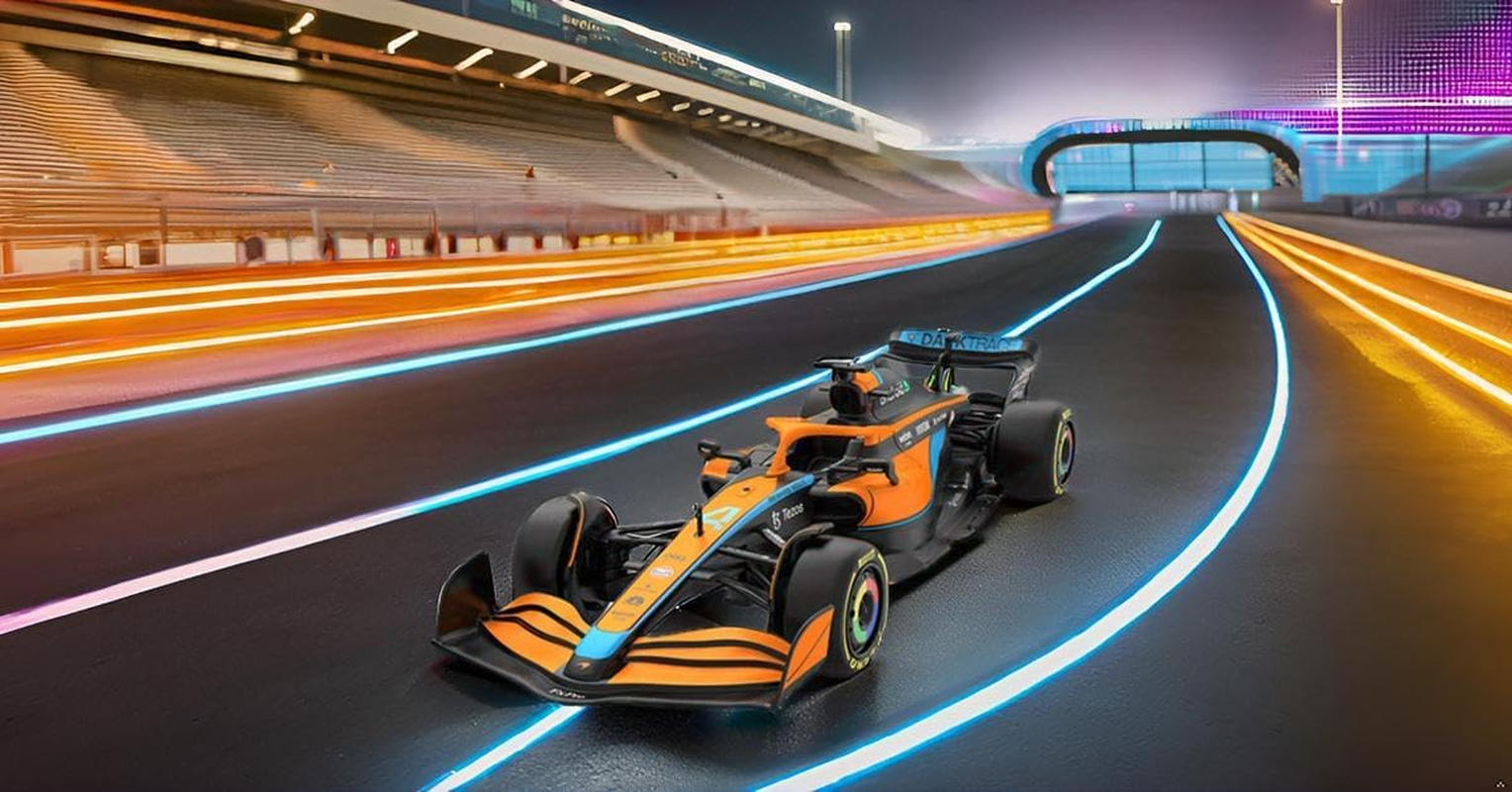 CMJ RC CARS Mclaren F1 MMCL36 Die-Cast Model Car - Officially Licensed, 1:24 Scale 2022 Emilia Romagna GP Metal Display F1 Replica - Mclaren F1 image number 3