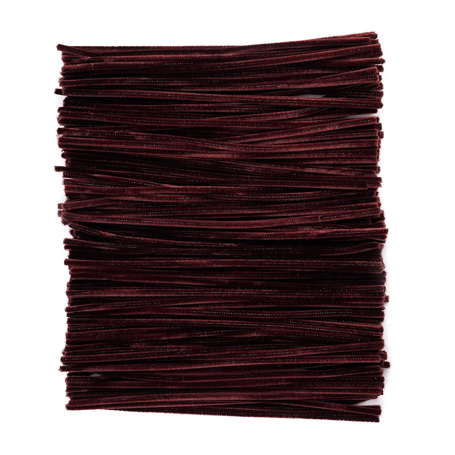 Caydo 200 Pieces Brown Pipe Cleaners Craft Chenille Stems for DIY Art Creative Crafts Party Decorations (12 Inch X 6 Mm)