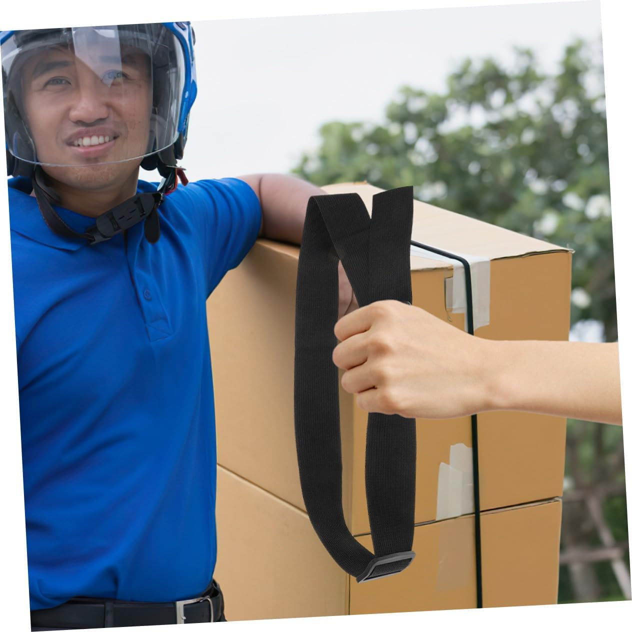 UPKOCH 2Pcs Adjustable Luggage Strap with for Suitcases Backpacks Waist Bags Secure Fastening Travel Compact Space-Saving Design Multifunctional Utility Strap image number 3