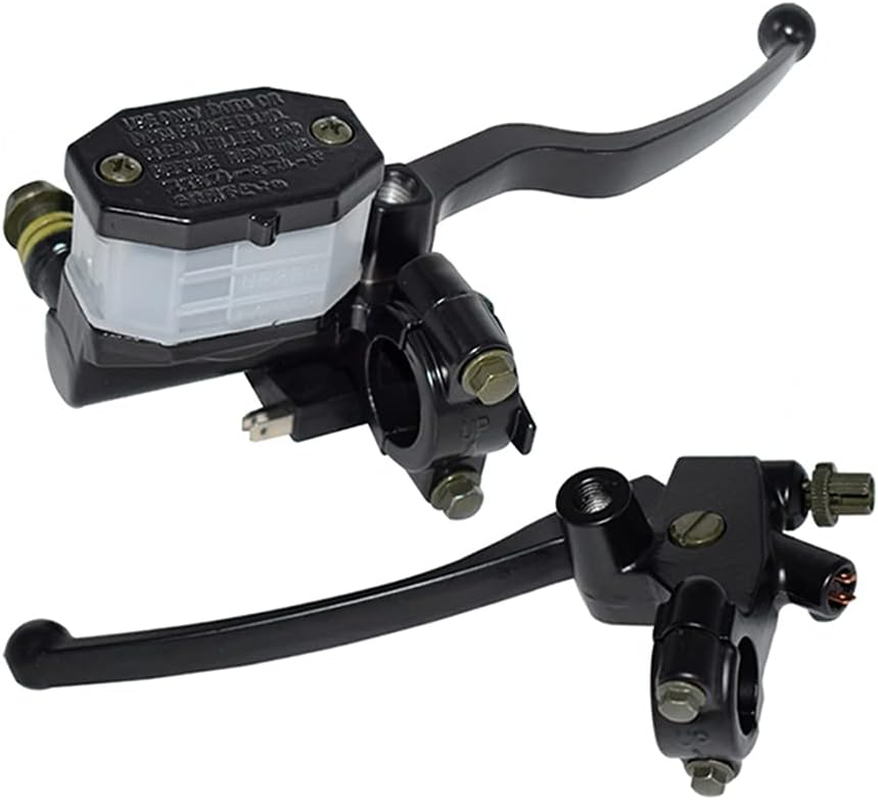 7/8" Motorcycle Brake Clutch Master Cylinder Reservoir Levers Compatible with Suzuki DR200 GN250 GN125 GS125 DRZ GS RG Universal image number 3