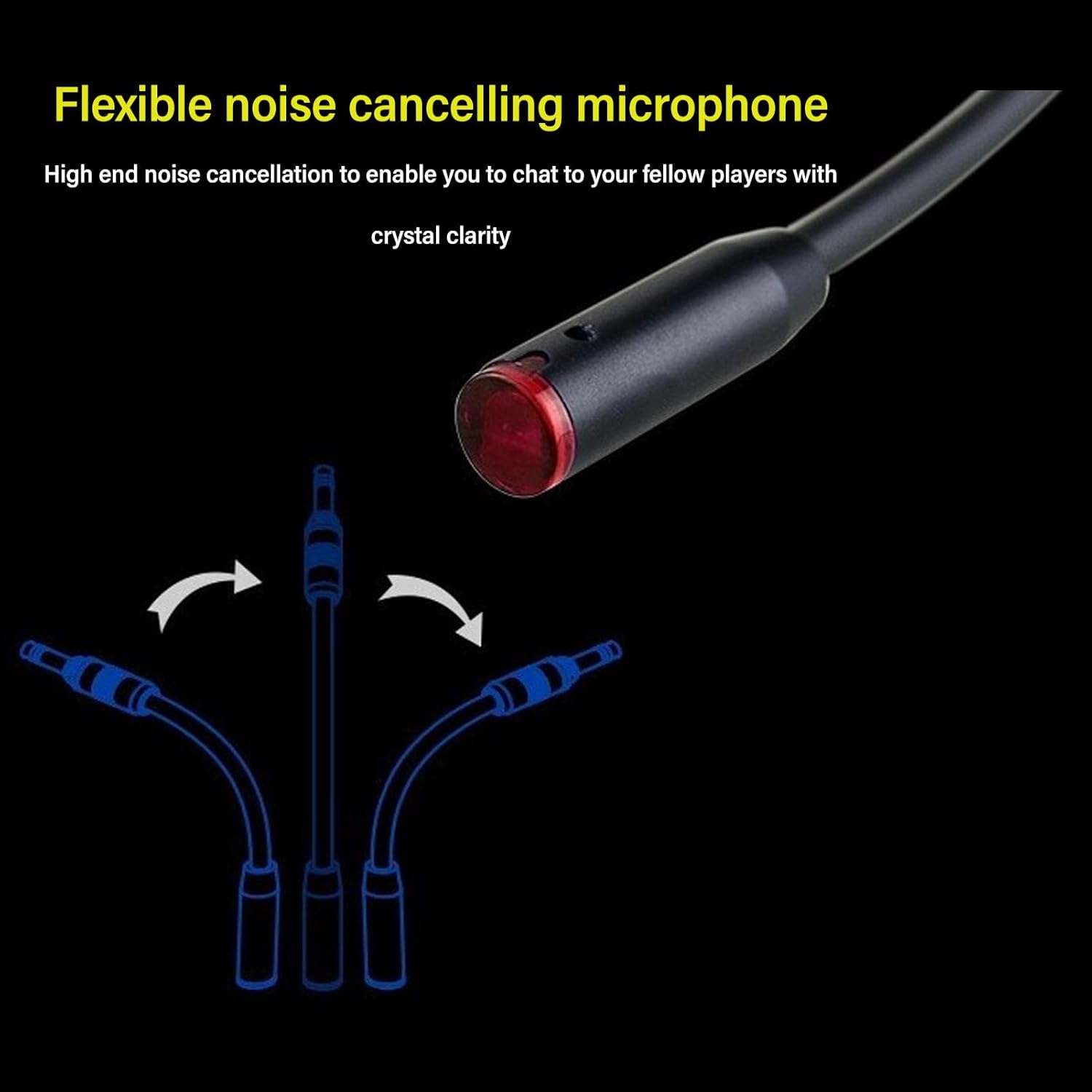 2.4G Wireless Gaming Headset for Laptop PC, 2.4G Wired 3.5MM Computer Headphones, Virtual 7.1 Surround Sound Gamer Headphones with Mic for , Switch, Phone, Tablet image number 6