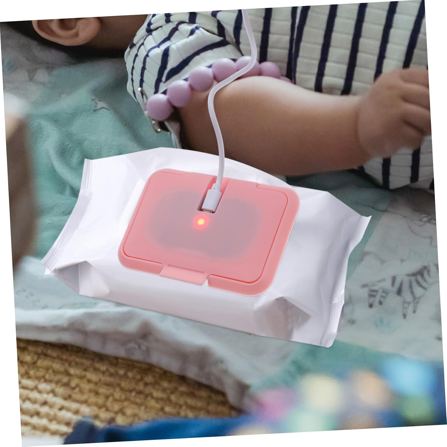 MERRYHAPY 2Pcs Warmer Tissue Heater Warmer for Wet Tissue Portable Shower for Girls Comfortable Diaper Changing