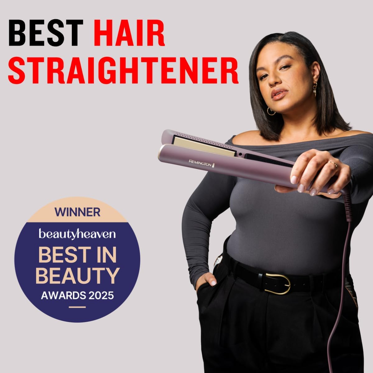 Remington Airvive&trade; Slim Straightener, S8930AU, Ionic Air Technology, Advanced Heating System, Ultra-Fast Heat Up, Ultra-Smooth Ceramic Coating, Temperature Lock image number 2