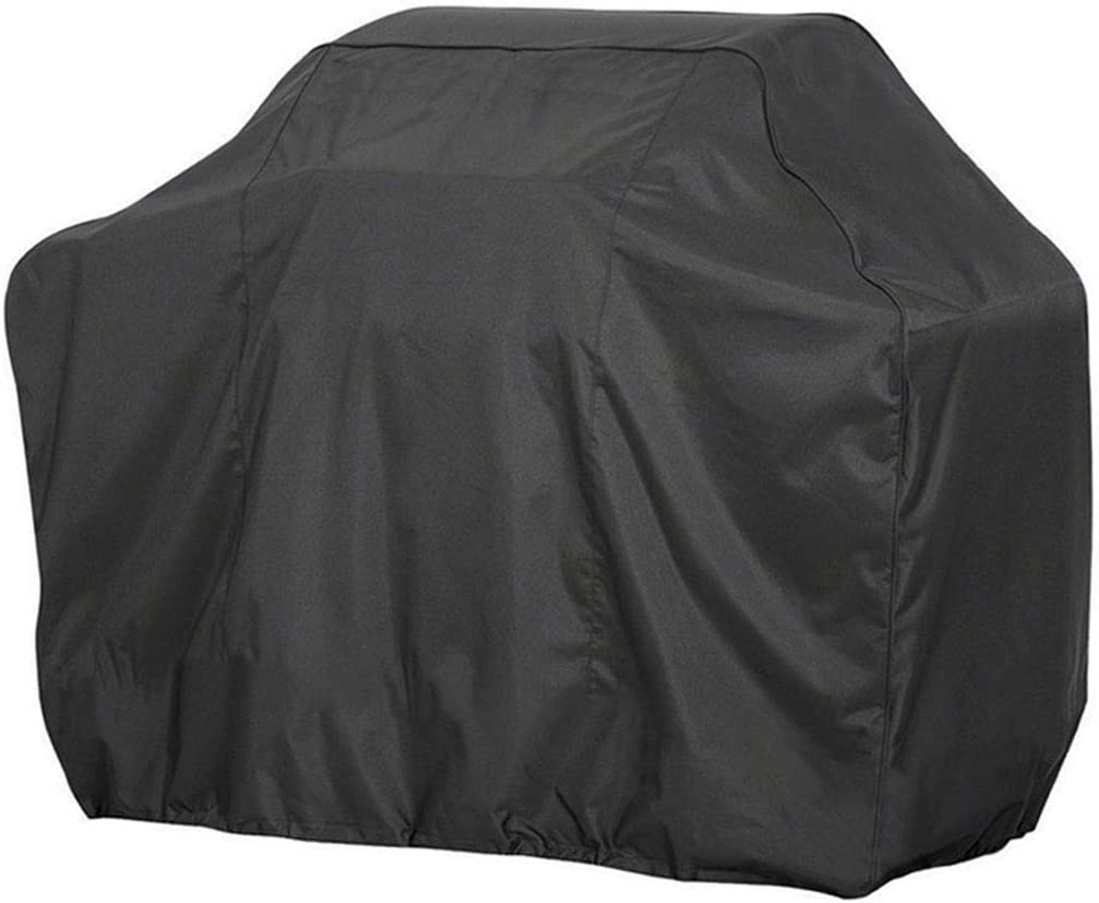 FLR BBQ Grill Cover 74 Inch Black Waterproof Dust-Proof Grill Cover Fading Resistant BBQ Grill Covers for Holland Weber Brinkmann Jenn Air and Char Broil image number 2