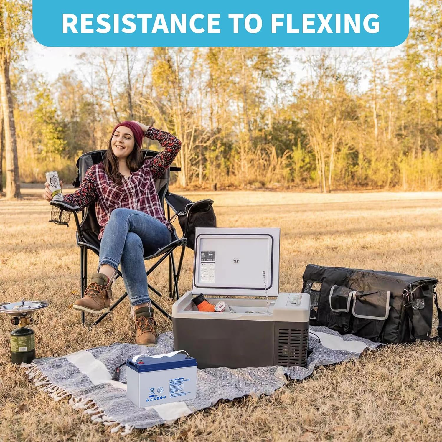 MAEZOE Anderson Plug 50A to Power Cable &ndash; Heavy Duty RV Shore Power Inlet Cord for 12V Fridge, Freezers, Portable Coolers &ndash; High Current, Fire-Resistant, Secure Connection image number 6